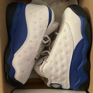 Jordan 13 Retro BT. Toddler Size 8c. White/Blue
